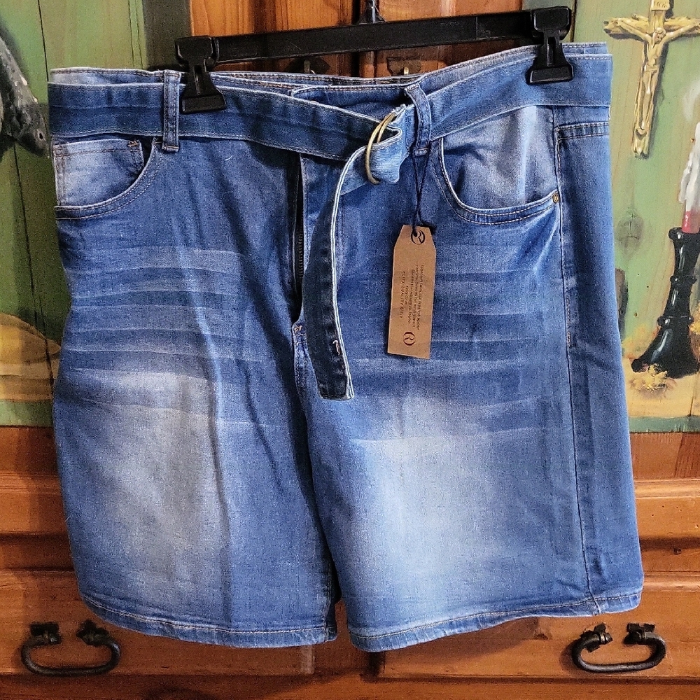One Republic For All Blue Denim Shorts
